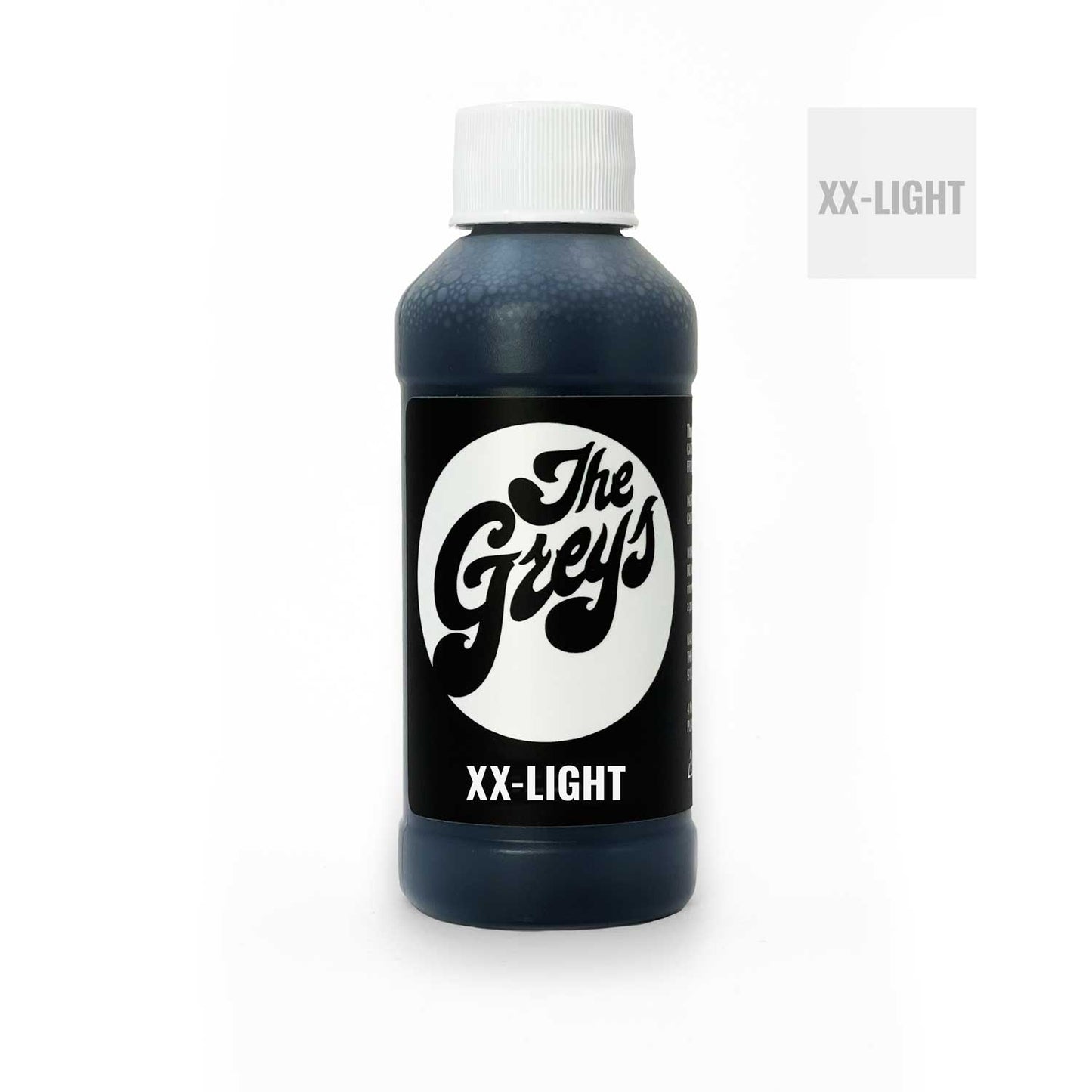 The Greys black carbon wash tattoo ink in XX-Light